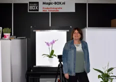 Birgitta Schaafsma van Magic-Box liet iedereen hun mini fotostudio zien.